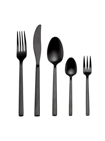 Echtwerk 30 tlg. Set Tafelbesteck 30tlg in Schwarz