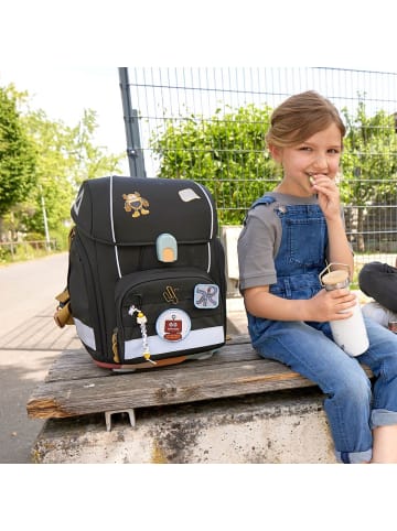 Lässig Ranzenset 6-tlg. Boxy Unique black in schwarz