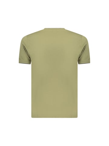 Coveri Moving Grün Herren T-Shirt aus Baumwolle
