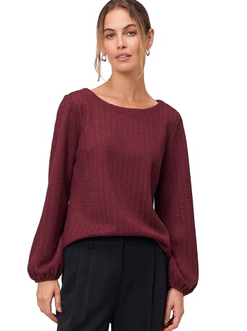 Zero  Strukturshirt mit Rundausschnitt in Mystic Berry