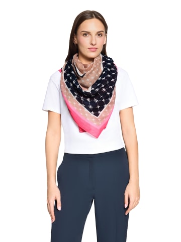 Betty Barclay Tuch mit Aufdruck in Nature/Pink