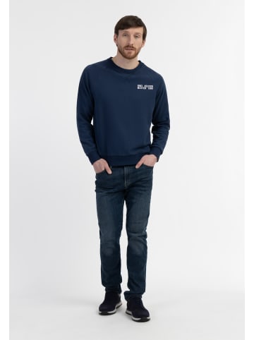 DreiMaster Maritim Herren Sweatshirt Mit Rundhals in Marine