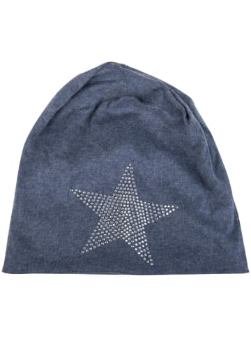 styleBREAKER Beanie Mütze in Jeansblau