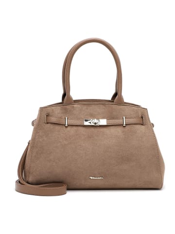 Tamaris TAS Martina Schultertasche Leder 32 cm darktaupe