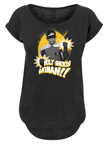 F4NT4STIC Long Cut T-Shirt DC Comics Batman TV Series Robin in schwarz