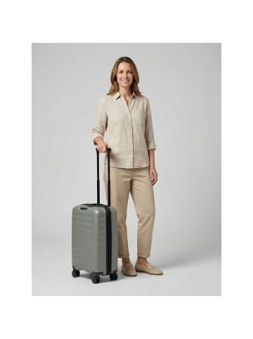 D&N Toronto 4 Rollen Kabinentrolley S 54 cm mit Dehnfalte in greyed sage