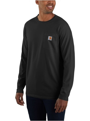 CARHARTT  Longsleeve "Forced Flex 104617" in Schwarz