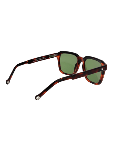 Hally & Son Männer Sonnenbrille Rechtwinklig Havanna