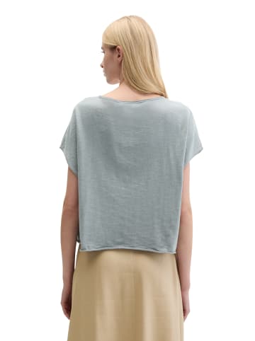 Marc O'Polo Ärmelloser Feinstrick-Pullover loose in Quiet Sea