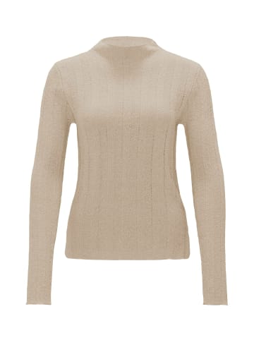 OPUS Rundhalspullover für Damen in beige