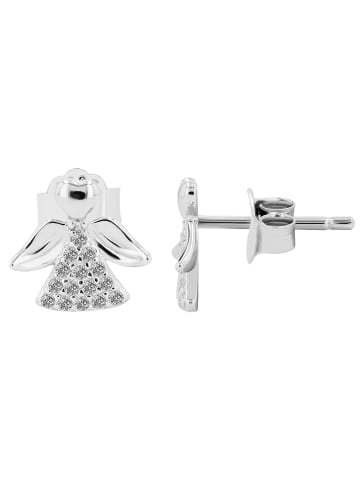 Adeliás Damen Ohrringe – Ohrstecker aus 925 Silber in silber