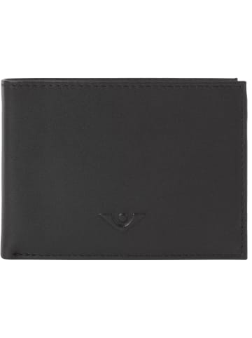 VLD VOi Leather Design Soft Theo Geldbörse Leder 10 cm in schwarz