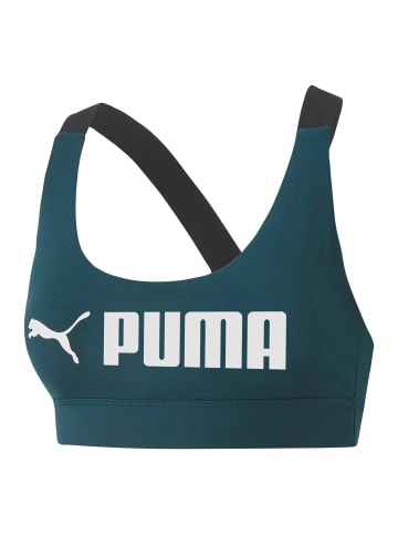 Puma Rundhals T-Shirt für Damen in grün