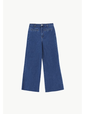OXXO Röhrenhose MID BLUE DENIM