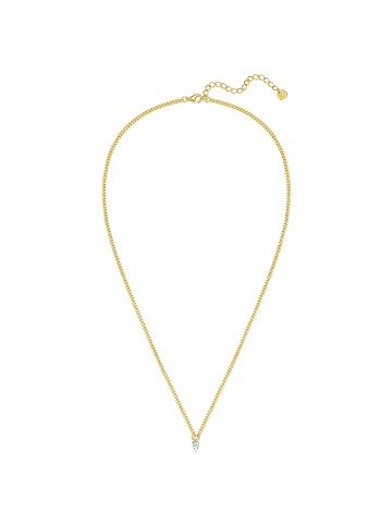 Glanzstücke München Kette aus Sterling Silber mit Zirkonia in gelbgold