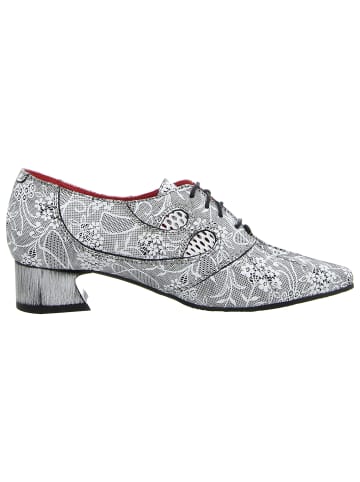 SIMEN Schnürpumps in weiß