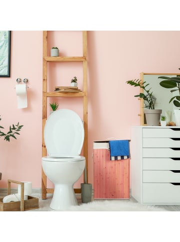 relaxdays 3 x Wäschekorb in Grün - (B)43,5 x (H)65,5 x (T)33,5 cm