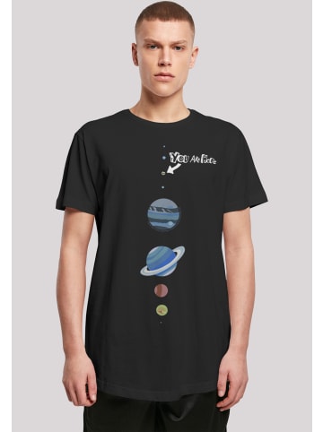 F4NT4STIC T-Shirt Long Cut Shirt 'Big Bang Theory You Are Here' in schwarz