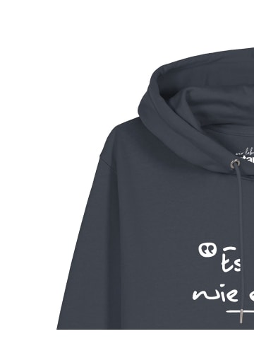 wat? Apparel Sweatshirt Es ist wie es ist in India Ink Grey