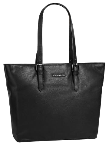 Bugatti Shopper BELLA echt Leder in schwarz