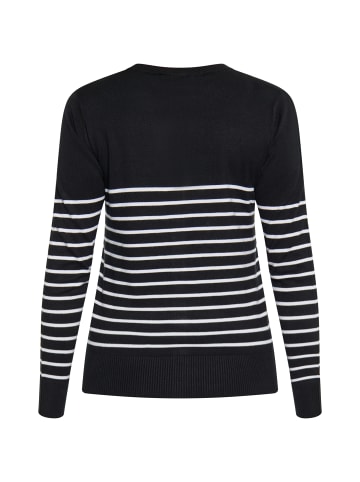 SANIKA Damen Cardigan in SCHWARZ WEISS
