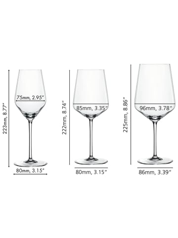 Spiegelau 12er Set Wein- und Sektgläser-Set Style in transparent