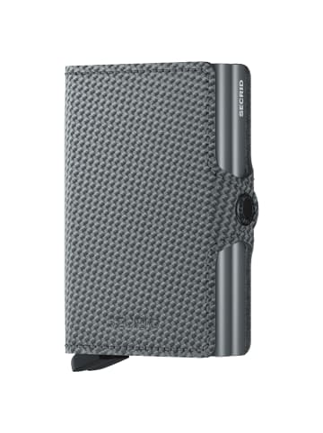 Secrid Carbon Twinwallet - Geldbörse 16cc 7 cm RFID in cool grey