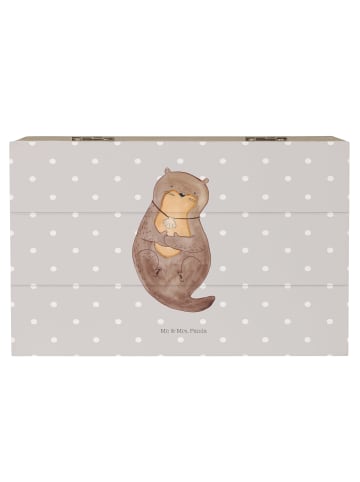 Mr. & Mrs. Panda fotobox Otter Muschel ohne Spruch in Grau Pastell