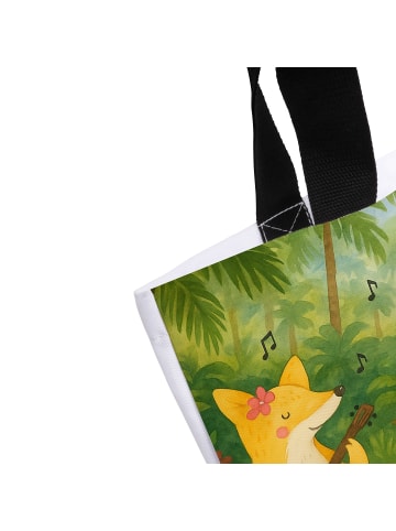 Mr. & Mrs. Panda Einkaufstasche Waldtiere Aloha Design ohne Spruch in Weiß