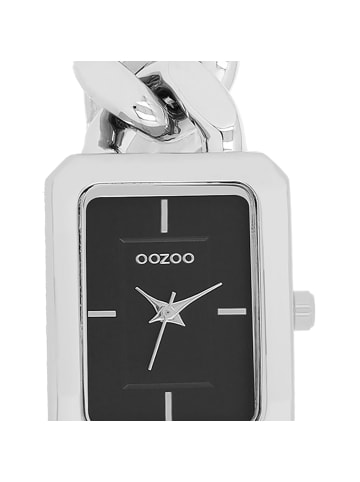 Oozoo Armbanduhr Oozoo Timepieces silber extra groß (ca. 31x24mm)