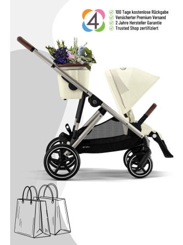Cybex Cybex Gazelle S Kinderwagen - Farbe: Seashell Beige / Gestell Taupe