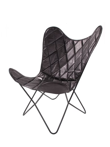 Kayoom Stuhl Schmetterling Pablo in schwarz