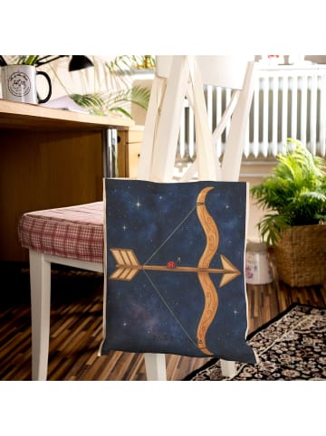 Mr. & Mrs. Panda Beutel Tasche Sternzeichen Schütze Design ohne ... in Weiß