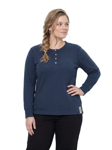 Ulla Popken Langarmshirt in marine