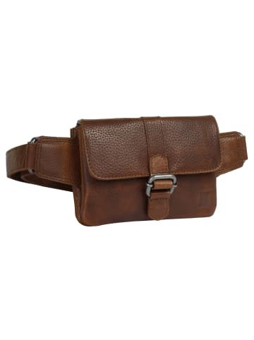 Bodenschatz Gürteltasche echt Leder in cognac