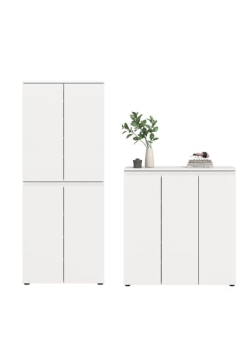 ebuy24 Schlafzimmer-Set Scarpa (2-teilig) Weiß 190 x 37 cm