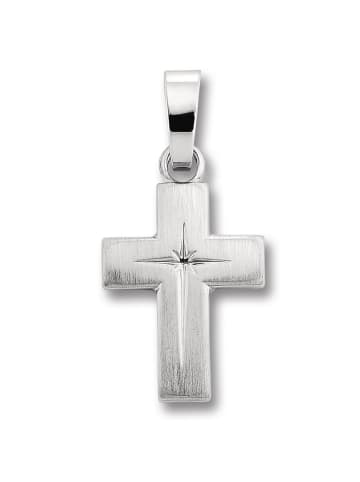 ONE ELEMENT  Kreuz Anhänger aus 925 Silber in silber