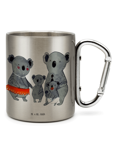 Mr. & Mrs. Panda Thermobecher Koala Familie ohne Spruch in Silber