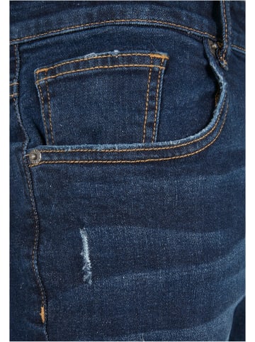 Urban Classics Jeans in darkblue destroyed washed