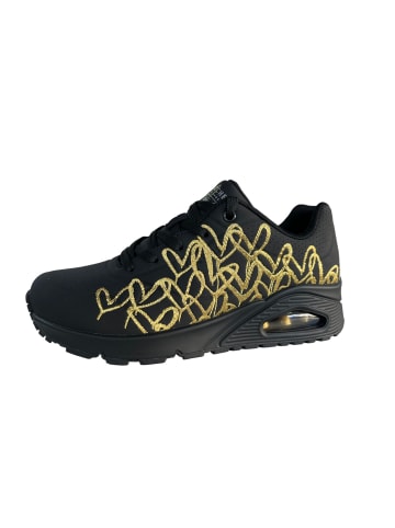 Skechers Sneaker UNO-GOLDEN HEART in schwarz