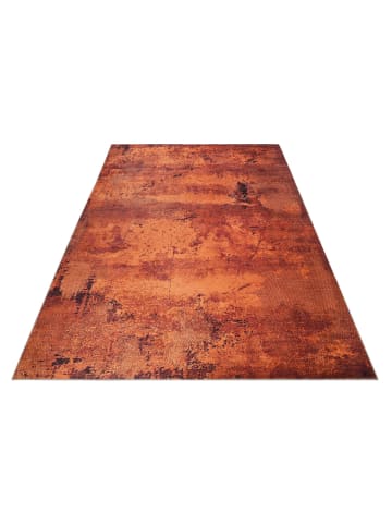 Wecon Home Kurzflorteppich Radiate in rost rot