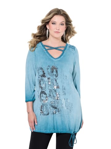 MIAMODA Shirt in dunkelpetrol