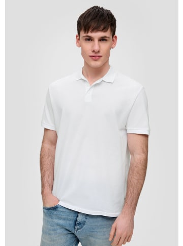 QS Polo-Shirt in 0100_weiß