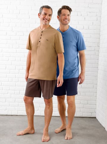 WITT WEIDEN Shortys in schoko-camel + marine-mittelblau