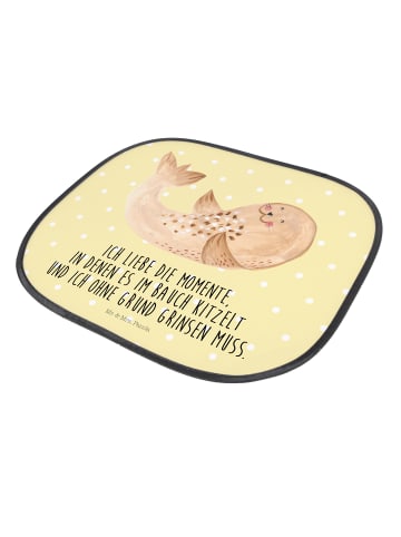 Mr. & Mrs. Panda sonnenschutz Robbe Liegen mit Spruch in Gelb Pastell