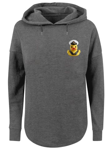 F4NT4STIC Oversized Hoodie Rubber Duck Captain OVERSIZE HOODIE in charcoal
