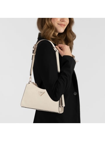 Guess Cresidia Schultertasche 27 cm in bone logo