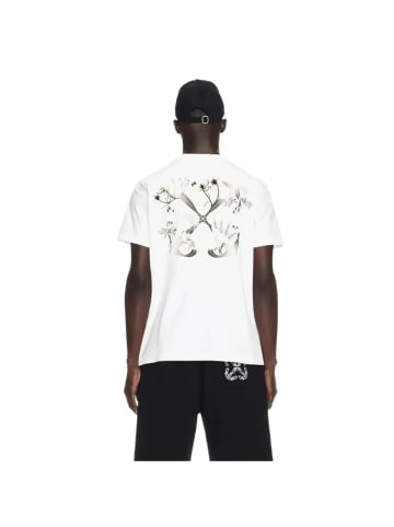 OFF WHITE Flower Scan T-Shirt Schwarz