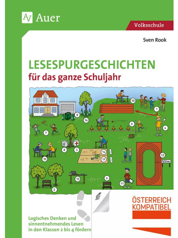 Auer Verlag Lesespurgeschichten für das ganze Schuljahr | Logisches Denken und...