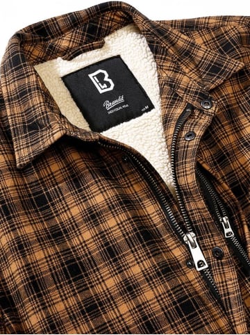 Brandit Fleecejacke/Fleecepullover "Classic Sherpa Jacket" in Braun